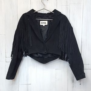 Vintage Black Leather Jacket